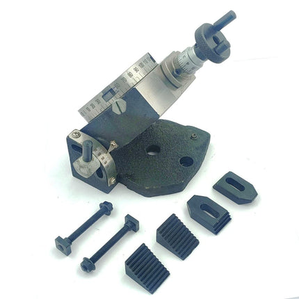 Horizontal Vertical 4" Inch II 100 mm Rotary Milling Indexing Table with M6 Clamp Kit