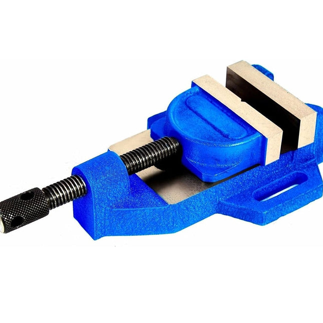 Caste Iron Drill Press Vise Vice Tilting Jaw- Steel Hardened Jaws