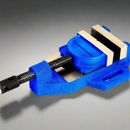 Caste Iron Drill Press Vise Vice Tilting Jaw- Steel Hardened Jaws