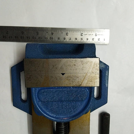 Caste Iron Drill Press Vise Vice Tilting Jaw- Steel Hardened Jaws