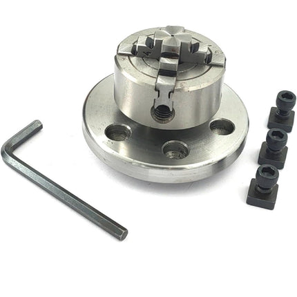 Small Chucks for 3" I 80 mm & 4" Inch I 100 mm Rotary tables with Steel Back Plates and Mini Lathes