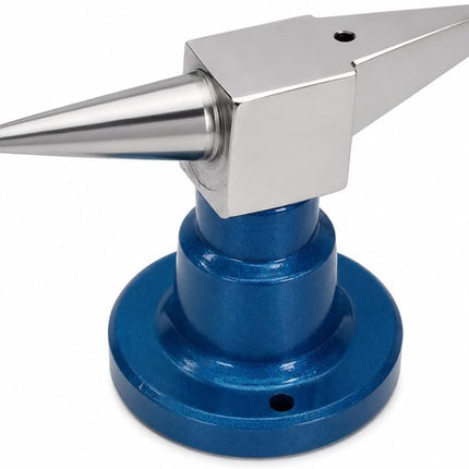 BUYOHLIC Double Horn Jewelers Anvil with Round Base for Ring Forming, Wire Bending & Metal Shaping