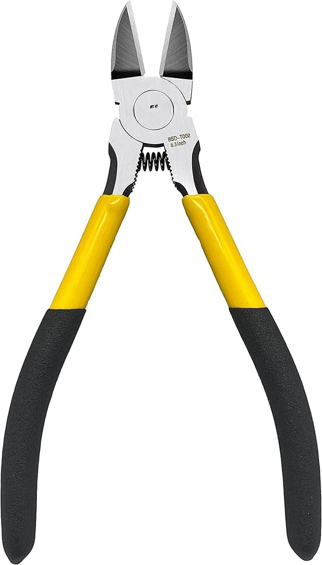 Wire Cutter,6.5 inch Side Cutters,Spring Loaded Wire Cutters for Crafting,Flush Cutter,Ultra Sharp for Jewelry Making,Flush Cut Pliers,Dikes Wire Cutters,Floral Wire Cutter,Snips