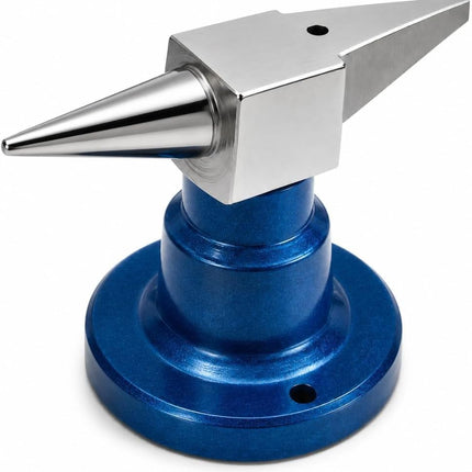 BUYOHLIC Double Horn Jewelers Anvil with Round Base for Ring Forming, Wire Bending & Metal Shaping