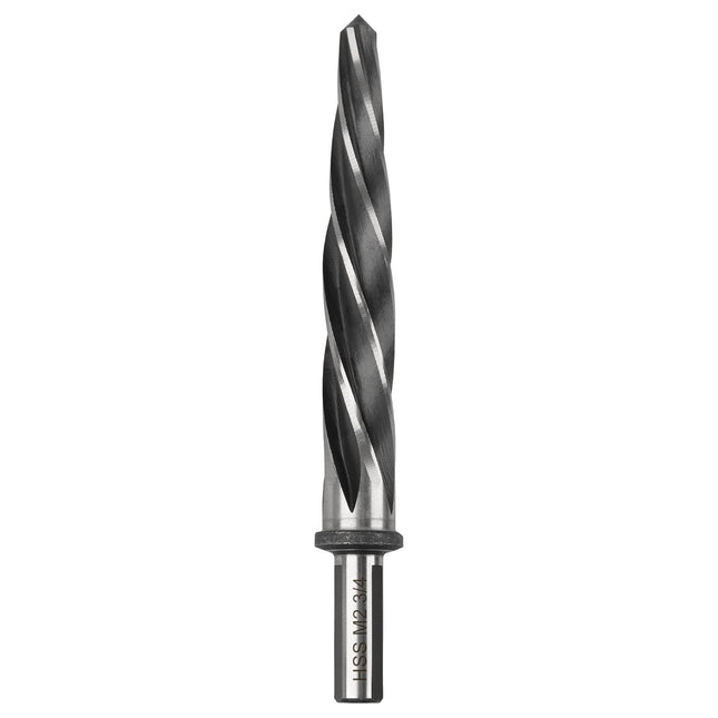 3/4" M2 HSS Taper Chucking Reamer Drill Bit, Taper Reamer Drill Bit for Steel, Alloy, Aluminum, Wood, Plastic
