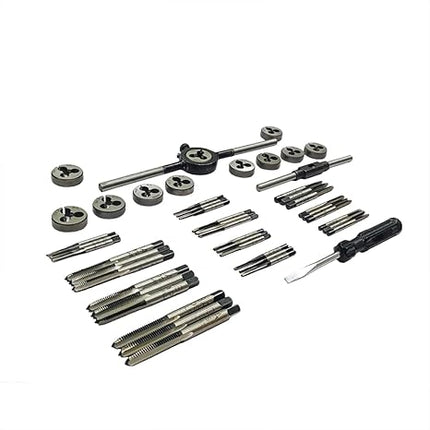 British Association Tap and Dies Set 0 to 10 BA II Supplied in Wooden Box