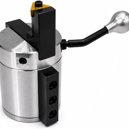 Precision Lathe Ball Turning Attachment | Up to 60mm Radius | Heavy-Duty Steel Body | TNMG16 Carbide Insert Included | Metric & Imperial Markings | Reversible Safety Handle