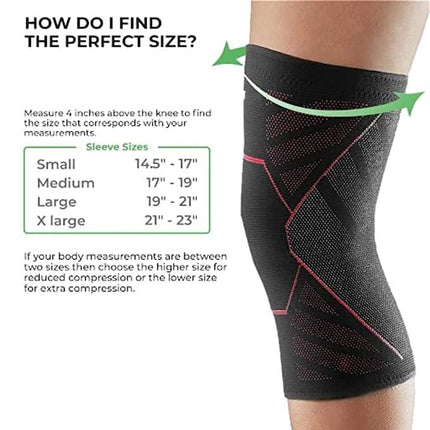 Nylon Knee Support, Knee Caps, Knee Brace For Knee Pain Relief Products, Knee Pad Leg Sleeves, Gym Squats Knee Belt Knee Support For Men and Women
