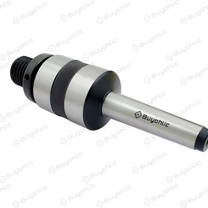 MT2 Precision Live Revolving Center for Woodworking | 1" x 8 TPI Tailstock Chuck Adapter | Morse Taper #2 Lathe Tool Accessory | Runs True & Smooth