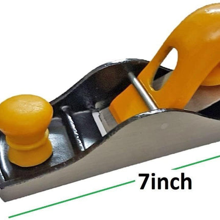 New 7 inch Randa Block Carpenter Plane With 11 Pcs Hole Saw Drill Bits Multi-size Woodworking tool kit (Pack of 2) Cast Iron Steel Hand Plane (17.5 cm)