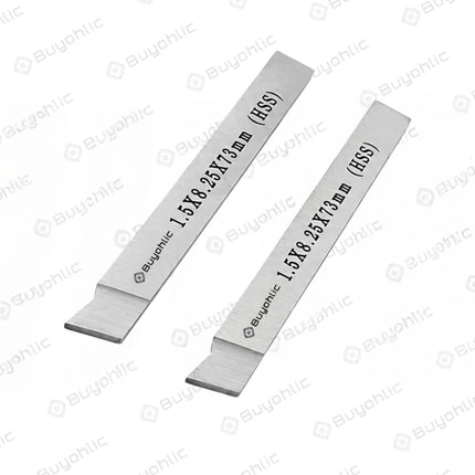 Mini Lathe Parting Tool Cut Off HSS Blade 1.5 × 8.25 × 73 mm for CNC Milling & Precision Machining | Semi-Finishing and Finishing Applications | Fits Mini Lathes
