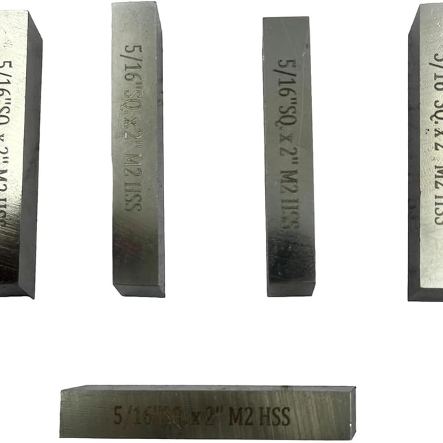 Set of 5 x HSS M2 Cutting Tool Bits for Milling Fly Cutters & Lathe's Turning Tools