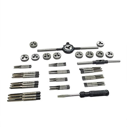 British Association Tap and Dies Set 0 to 10 BA II Supplied in Wooden Box