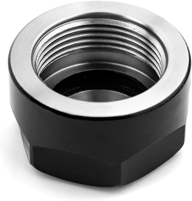 ER20 A Collet Clamping Nuts for CNC Milling Chuck Holder Lathe, 4 Pack (Black)