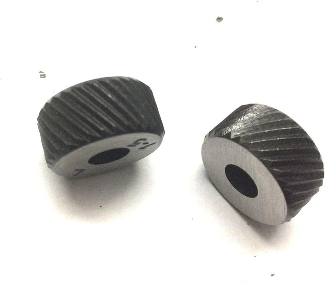 Set of 2 Pcs (1 Pairs) Straight Line Pattern knurls Hardened Knurls