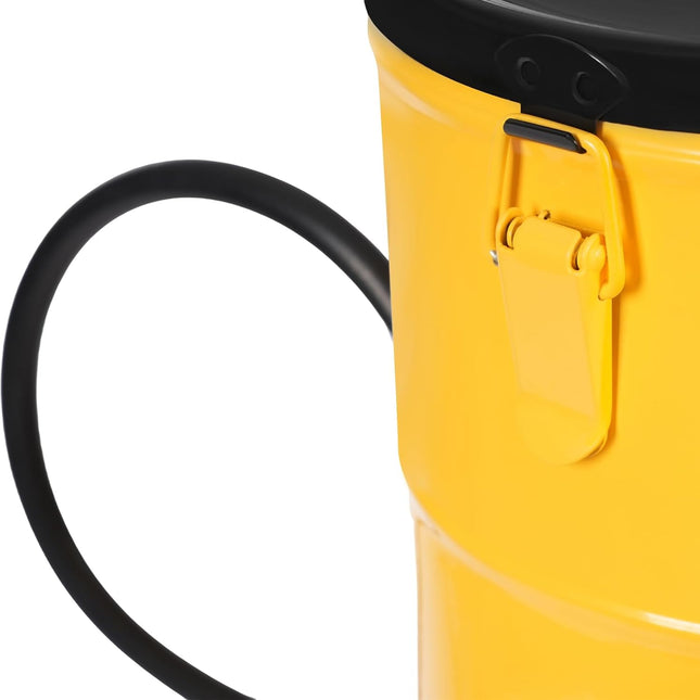 Grease Pump, 2.64Gal Foot-Operated Grease Pump, Portable High-Pressure Grease Pump with 6.56ft Hose, Anti-Slip Pads, 10000psi Max Pressure, 0.007lbs Single Oil Output, Foot Lever Operate the Pump