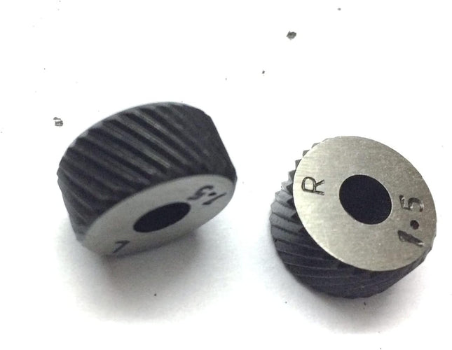 Set of 2 Pcs (1 Pairs) Straight Line Pattern knurls Hardened Knurls