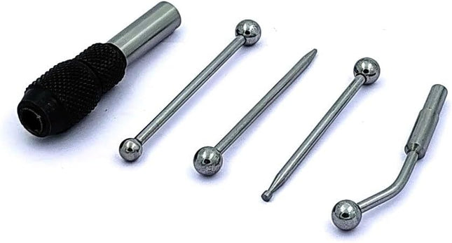 Wiggler & Center finder Set Work Edge Centre Finding Run out concentrical align 5 Pcs Set