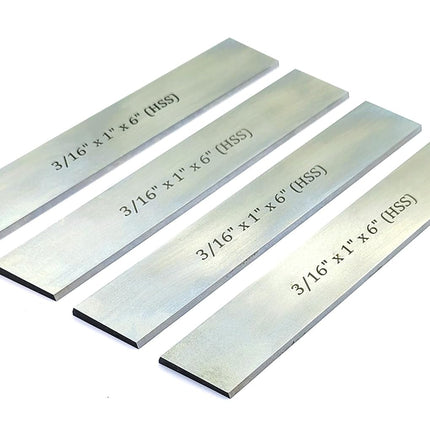 HSS Blades 3/16" x 1" (Wide) x 6" (Long) for Lathe Parting Cut Off & Tool Holders