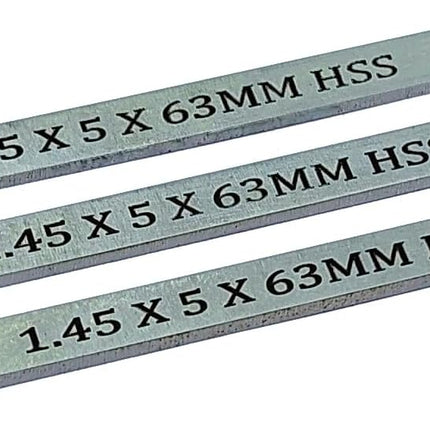 HSS Spare Parting Blades for Mini Cut Off Tool Holders 6,8, 10 mm Shank Sizes