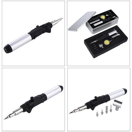 Buyohlic Multi-Function Cordless Soldering Iron kit – Adjustable Flame, Self-Igniting Design with Storage Box