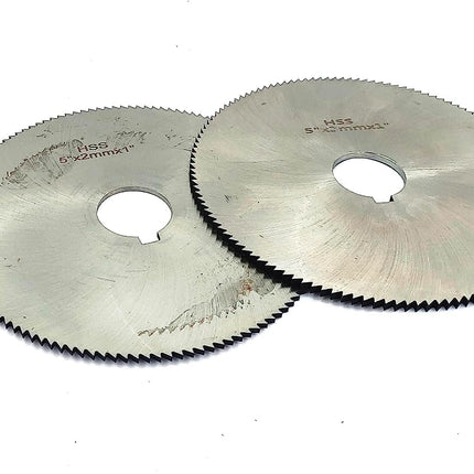 Pack of 3 Pcs Slitting Saw Cutting HSS M2 Blades- Keyway Hole