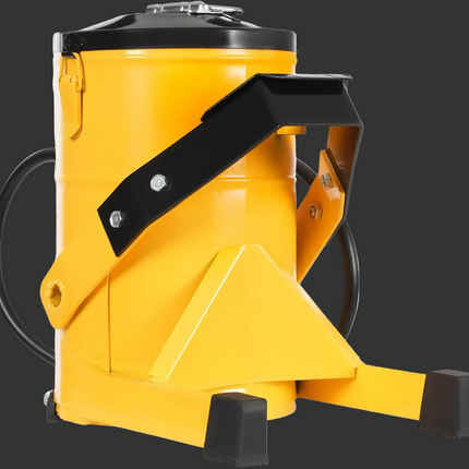 Grease Pump, 2.64Gal Foot-Operated Grease Pump, Portable High-Pressure Grease Pump with 6.56ft Hose, Anti-Slip Pads, 10000psi Max Pressure, 0.007lbs Single Oil Output, Foot Lever Operate the Pump