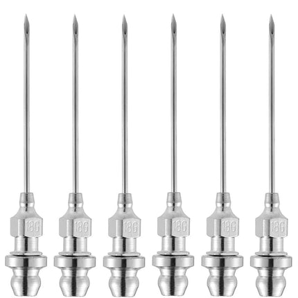 Needle Nose Grease Gun Adapter 1-1/2''-Inch Long Reach Grease Fitting Extension with Standard & Wide
