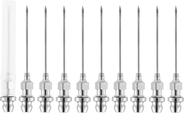 Needle Nose Grease Gun Adapter 1-1/2''-Inch Long Reach Grease Fitting Extension with Standard & Wide