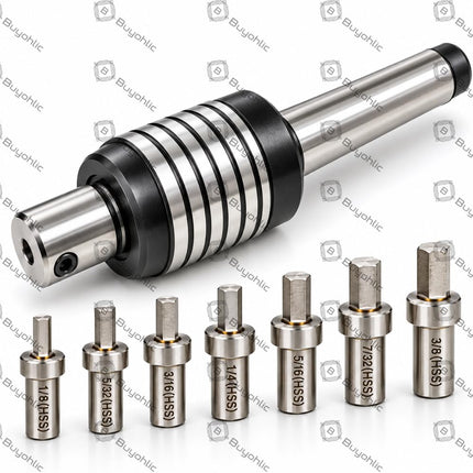 Lathe Live Revolving Tailstock Center with HSS Hardened Broaches Precision Centre