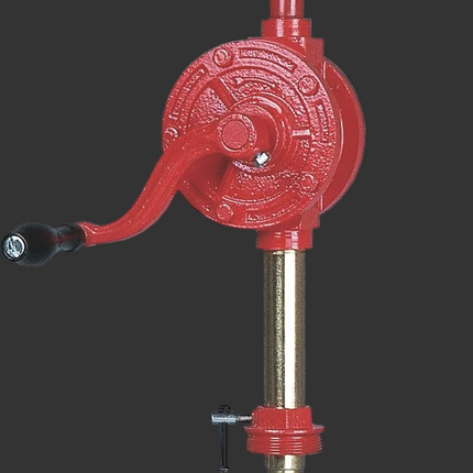 Rotary Barrel Pump, 1" Inlet with 3-piece Threaded Suction Tube
