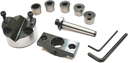 Tailstock V-Boring Adapter-Drilling Of Round Bar