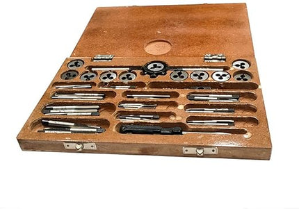 British Association Tap and Dies Set 0 to 10 BA II Supplied in Wooden Box