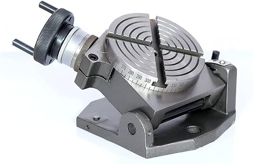 Horizontal Vertical 4" Inch II 100 mm Rotary Milling Tables