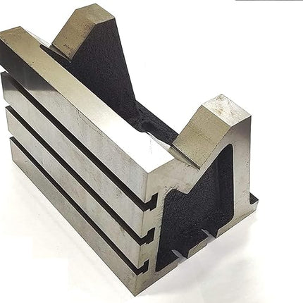 Graded Caste Iron Vee Angle Plates-stress Relieved Slotted