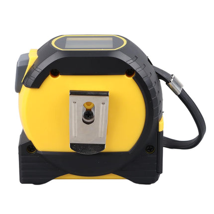 Buyohlic 3-in-1 Laser Tape Measure 196Ft Rechargeable Laser Measurement Tool & 16Ft Measuring Tape Movable Magnetic Hook Pythagorean Mode, Measure Distance, Area and Volume