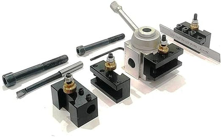 Aluminium Body Quick Change Tool Post Set for Mini Lathe Machine Tools