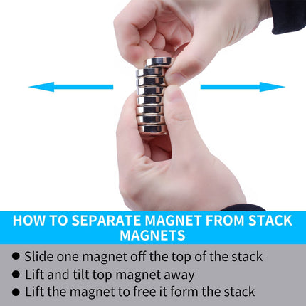 20Pcs Super Strong Round Base Cup Neodymium Magnets with Holes,0.63"(16mm) Ring Rare Earth Magnets Heavy Duty, Countersunk Holes Pot Magnet with Screw for Kitchen Craft Wood DIY Holding Tools Hanging