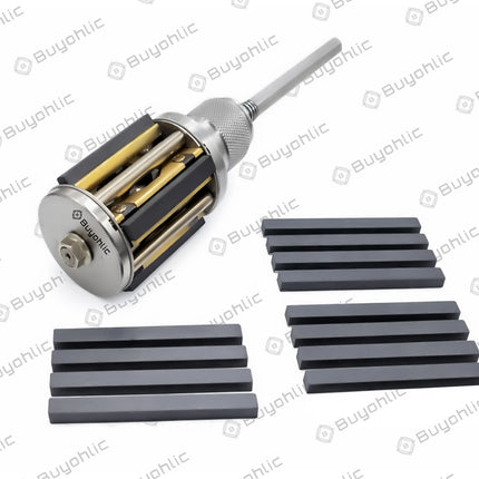Buyohlic's Adjustable Engine Cylinder Honing Machine Kit with Replaceable Abrasive Stones