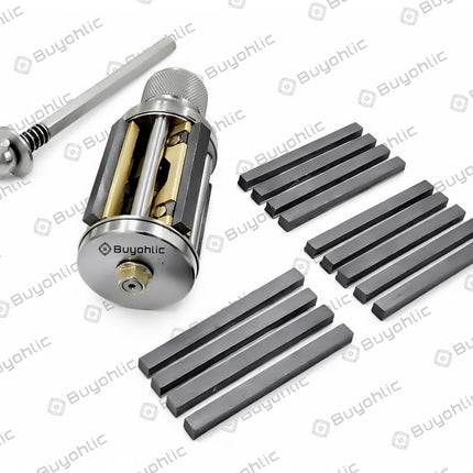 Buyohlic's Adjustable Engine Cylinder Honing Machine Kit with Replaceable Abrasive Stones
