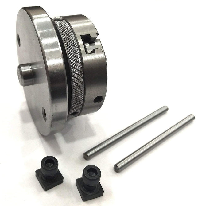 4"/ 100 mm Regular Rotary Milling Indexing Table With Small Chucks and back Plate