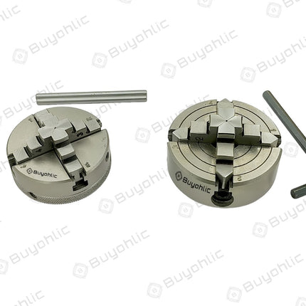 Small Chucks for 3" I 80 mm & 4" Inch I 100 mm Rotary tables and Mini Lathes