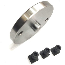 Tool Steel 70 mm Back Plates for Mounting Small Chucks on Rotary Tables