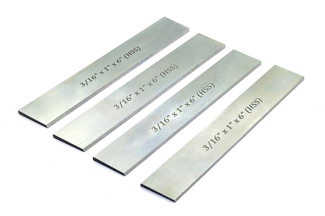 HSS Blades 3/16" x 1" (Wide) x 6" (Long) for Lathe Parting Cut Off & Tool Holders