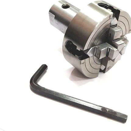 Lathe Spindle Adapter Connects 3/4" x 16 TPI to M14 x 1 Threaded Chucks With Chucks