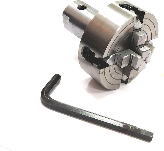 Lathe Spindle Adapter Connects 3/4" x 16 TPI to M14 x 1 Threaded Chucks With Chucks