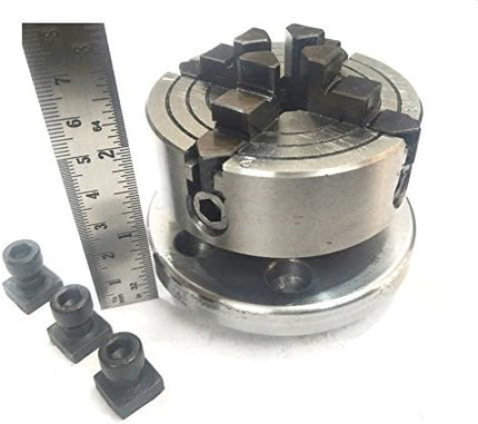4"/ 100 mm Regular Rotary Table With Small Chucks and back Plate