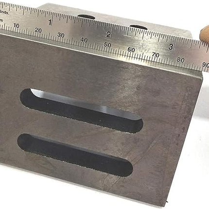 Caste Iron Stress Relieved Slotted webbed Angle Plate