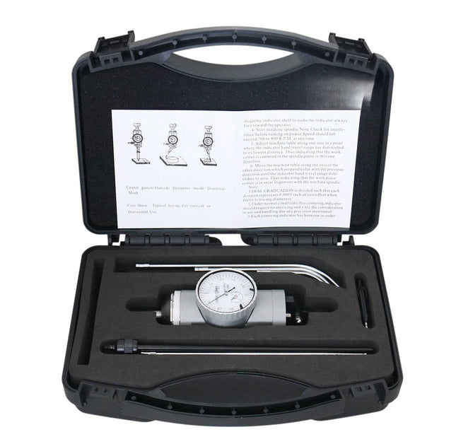 Coaxial Alignment Centering Indicator, 0–0.15" Range, 0.0005" Graduation Precision Tool