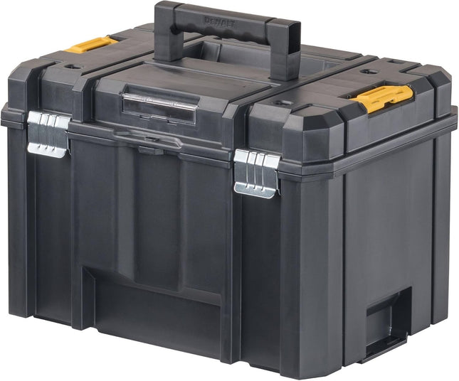 Tool Box, Extra Large Design, Removable Tray for Easy Access to Tools, Water and Debris Resistant
